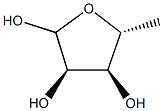 D-Ribofuranose, 5-deoxy- Struktur