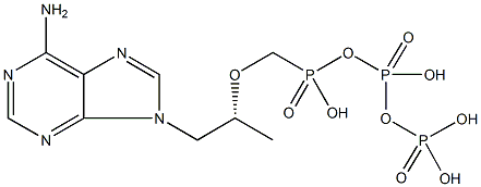 テノホビルジホスファート 化学構造式