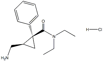 (1S-cis)-Milnacipran Hydrochloride Structure