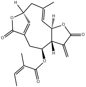 地胆草种内酯,185213-52-9,结构式