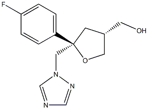 D-threo-Pentitol, 2,5-anhydro-1,3,4-trideoxy-2-C-(4-fluorophenyl)-4-(hydroxymethyl)-1-(1H-1,2,4-triazol-1-yl)-|泊沙康唑杂质164