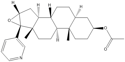 Abiraterone Epoxide IMpurity Structure