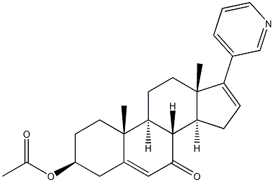 7-Keto Abiraterone Acetate Structure