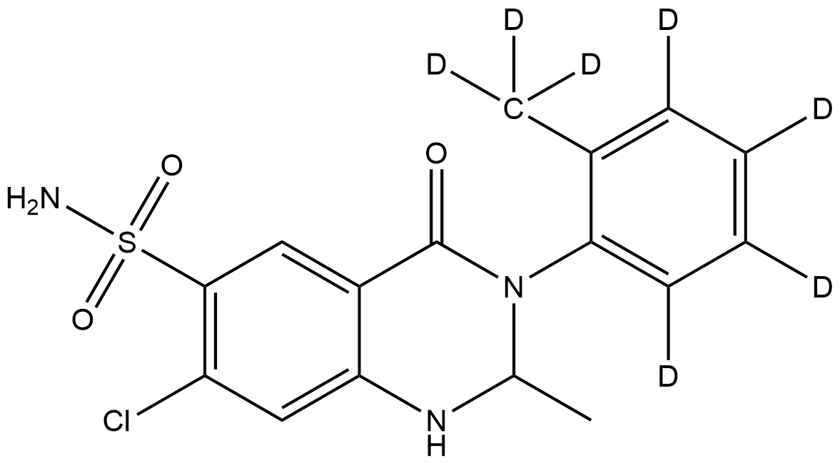 Metolazone-d7 Struktur