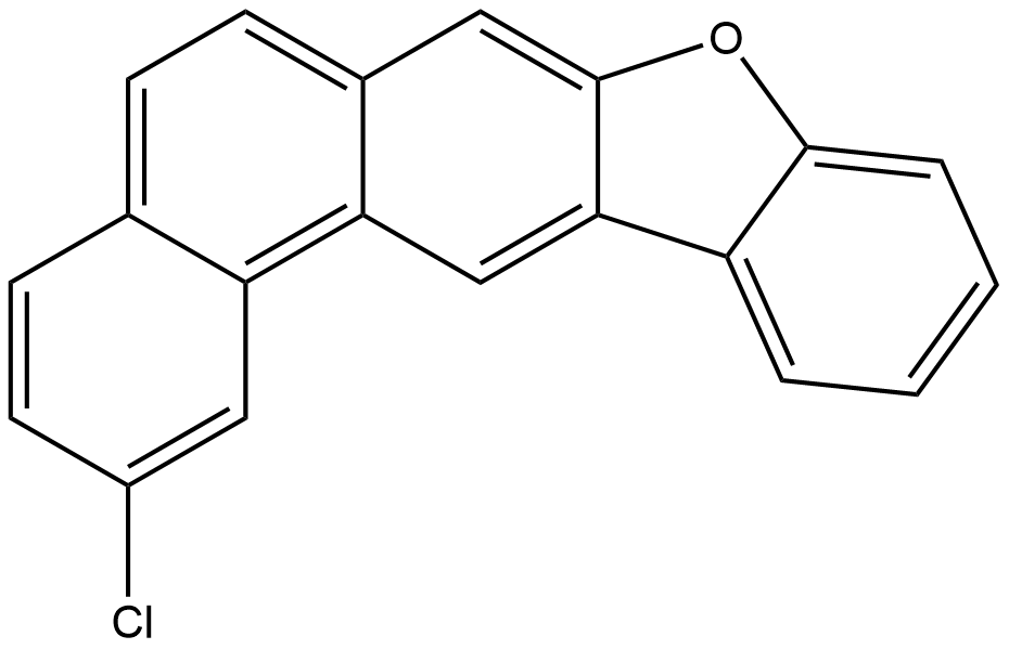 2-chlorophenanthro[2,3-b]benzofuran Struktur