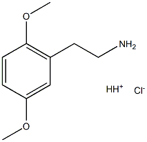 2,5-Dimethoxyphenethylamine hydrochloride Struktur