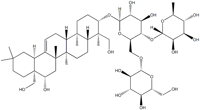 柴胡皂苷 K, 405229-61-0, 结构式