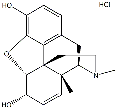 MORPHINIUM CHLORIDE Struktur
