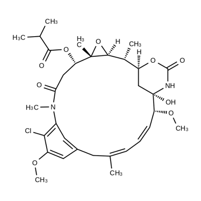 ansamitocin P-3 Struktur