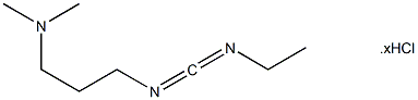 n-(3-dimethylaminopropyl)-n'-ethylcarbodiimide hydrochloride Struktur