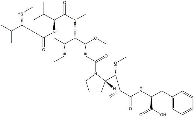 一甲基澳瑞他汀 F,745017-94-1,结构式