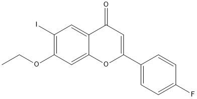  7-ethoxy-2-(4-fluorophenyl)-6-iodo-4H-chromen-4-one