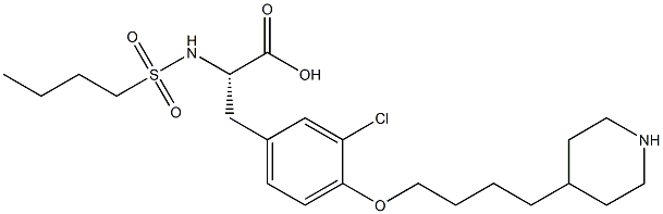 3-氯替罗非班 结构式