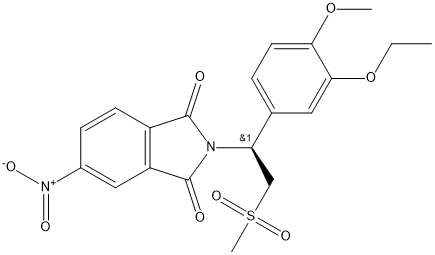 (S)-2-(1-(3-ethoxy-4-methoxyphenyl)-2-(methylsulfonyl)ethyl)-5-nitroisoindoline-1,3-dione|阿普斯特杂质01