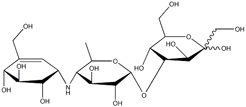 阿卡波糖杂质I(JP), , 结构式