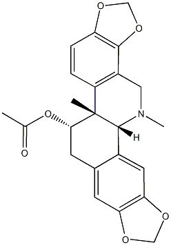 ACETYLCORYNOLINE Struktur