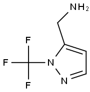 C-(2-Trifluoromethyl-2H-pyrazol-3-yl)-methylamine Struktur