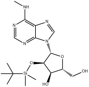 2'-O-(tert-butyldimethylsilyl)-N6-methyladenosine,1000001-83-1,结构式