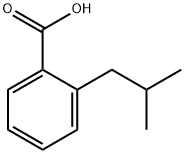 2-(2-methylpropyl)benzoic acid 化学構造式