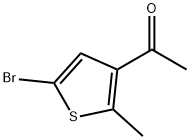 3-乙酰基-5-溴-2-甲基噻吩,1001671-82-4,结构式