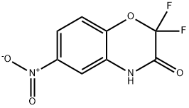 2,2-二氟-6-硝基-2H-苯并[B][1,4]噁嗪-3(4H)-酮 结构式