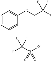 2,2,2-trifluoroethyl(phenyl)iodonium trifluoromethanesulfonate Structure