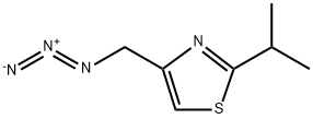 4-(Azidomethyl)-2-(1-methylethyl)thiazole 化学構造式