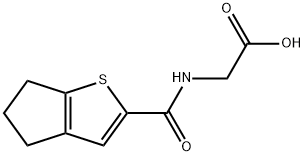 2-({4H,5H,6H-环戊二烯并[B]噻吩-2-基}甲酰氨基)乙酸, 1016533-88-2, 结构式