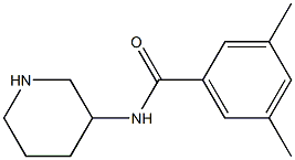 3,5-dimethyl-N-(piperidin-3-yl)benzamide Structure