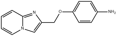 4-{imidazo[1,2-a]pyridin-2-ylmethoxy}aniline Struktur