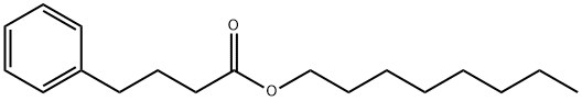 Benzenebutanoic acid, octyl ester Struktur