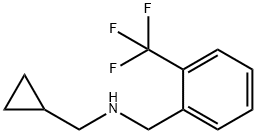 (cyclopropylmethyl)({[2-(trifluoromethyl)phenyl]methyl})amine Structure