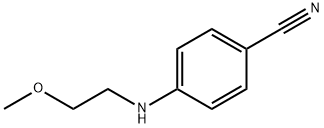4-[(2-methoxyethyl)amino]benzonitrile Struktur