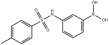 [3-[[(4-methylphenyl)sulfonyl]amino]phenyl]boronic acid 结构式