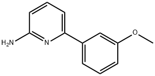 2-AMINO-6-(3-METHOXYPHENYL)PYRIDINE 结构式
