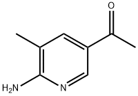 1-(6-Amino-5-methylpyridin-3-yl)ethanone Struktur