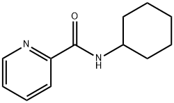 2-Pyridinecarboxamide, N-cyclohexyl- 结构式