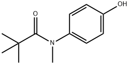 N-(4-羟基苯基)-N,2,2-三甲基丙酰胺,1038215-86-9,结构式