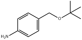 4-[(tert-butoxy)methyl]aniline 化学構造式