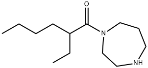 1-(1,4-diazepan-1-yl)-2-ethylhexan-1-one Struktur