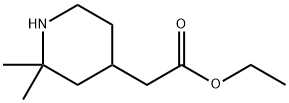 (2,2-dimethyl-[4]piperidyl)-acetic acid ethyl ester Struktur