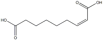 (Z)-2-Nonenedioic Acid, 104263-77-6, 结构式