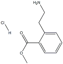Methyl 2-(2-aminoethyl)benzoate hydrochloride Struktur