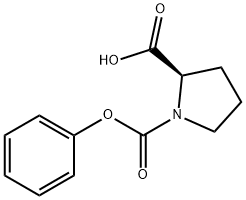 (R)-pyrrolidine-1,2-dicarboxylic acid 1-phenyl ester Structure