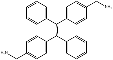 [1,2-二苯基-1,2-二(4-氨甲基苯基]乙烯,1054451-32-9,结构式