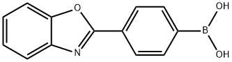 4-(苯并恶唑-2-基)苯基硼酸, 1065657-51-3, 结构式