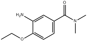 3-氨基-4-乙氧基-N,N-二甲基苯甲酰胺,1071290-49-7,结构式
