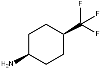 cis-4-(トリフルオロメチル)シクロヘキシルアミン 化学構造式