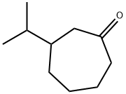 Cycloheptanone, 3-(1-methylethyl)- 化学構造式