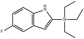 5-fluoro-2-triethylsilylindole Structure
